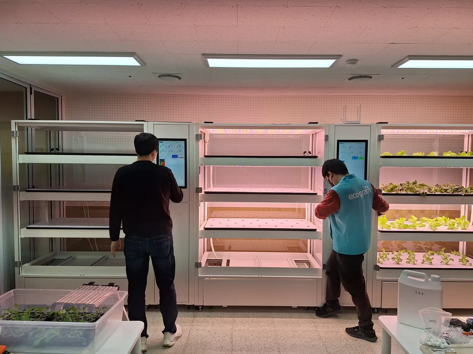 경남 거창 나래학교 스마트팜 설치 현장